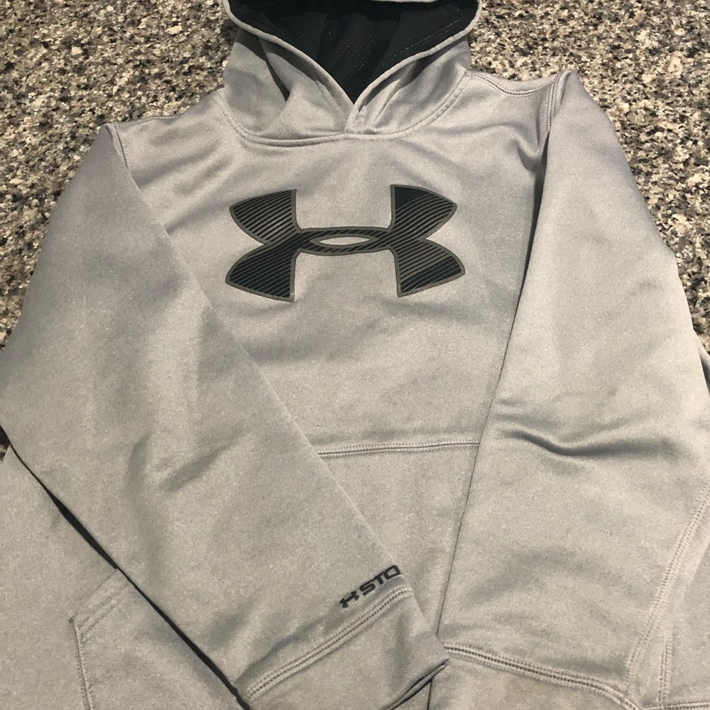 Boys Under Armour Hooded Sweatshirt - Youth Large